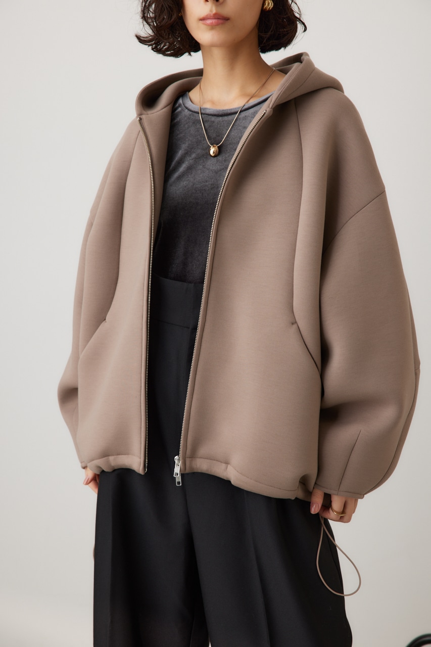 AZUL BY MOUSSY | フォルムダンボールパーカー (スウェット・パーカー