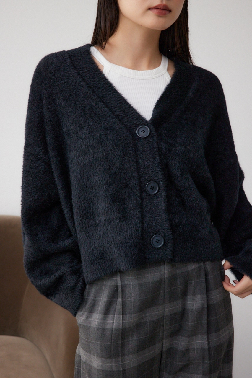 AZUL BY MOUSSY | モヘヤライクニットカーディガン (カーディガン