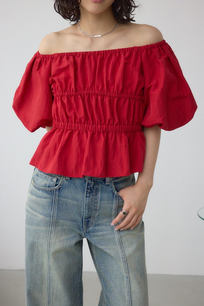 AZUL BY MOUSSY | パフショルダー2WAYブラウス (シャツ・ブラウス