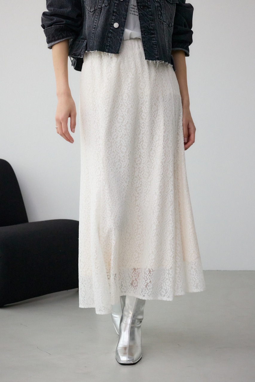 AZUL BY MOUSSY | レースフレアスカート (スカート(ロング) ) |SHEL