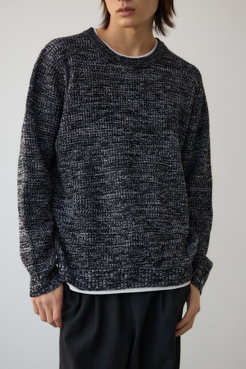 AZUL BY MOUSSY | ワッフルレイヤードニット (ニット ) |SHEL'TTER