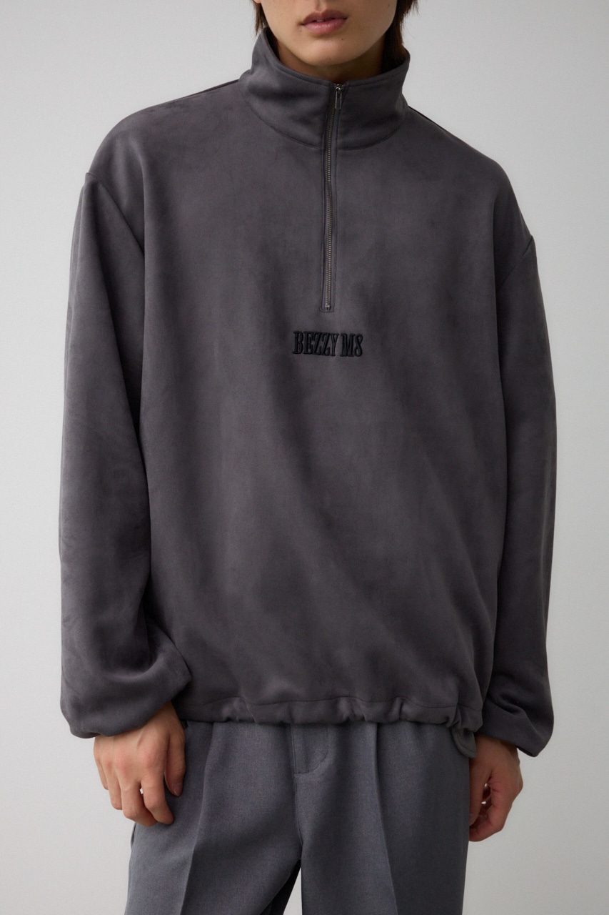 AZUL BY MOUSSY | フェイクスウェードハーフジップPO (その他トップス