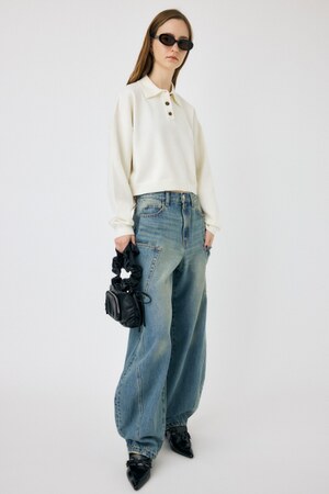 MOUSSY | BOXY KNIT ポロ (ニット ) |SHEL'TTER WEBSTORE