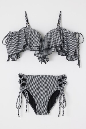 rienda | マルチファブリックフリルワイヤーカップ bikini (すべて