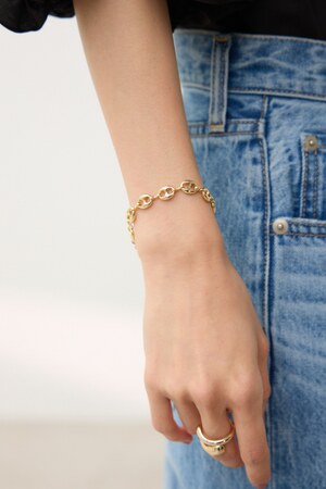 AZUL BY MOUSSY | アンカーチェーンブレスレット (ブレスレット