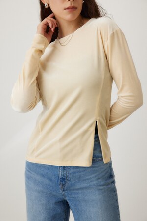 AZUL BY MOUSSY | 2WAYベロアトップス (Tシャツ・カットソー(長袖