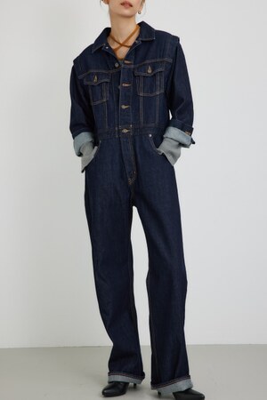 AZUL BY MOUSSY | 【PLUS】2WAYデニムジャンプスーツ (ワンピース
