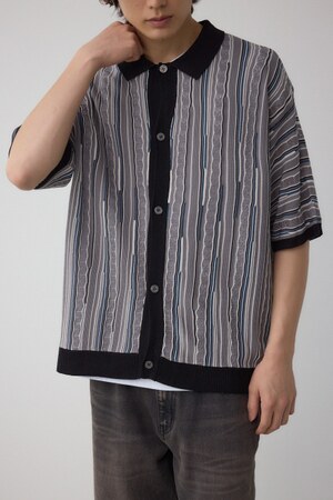 AZUL BY MOUSSY | ポロ襟クージーニットトップス (ニット ) |SHEL'TTER