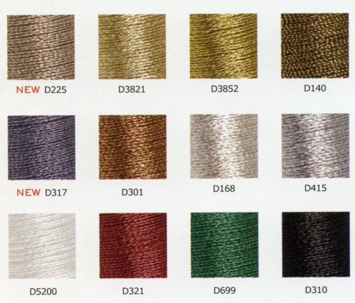 4917] DMC ディアマント メタリック刺繍糸 - 手芸の越前屋