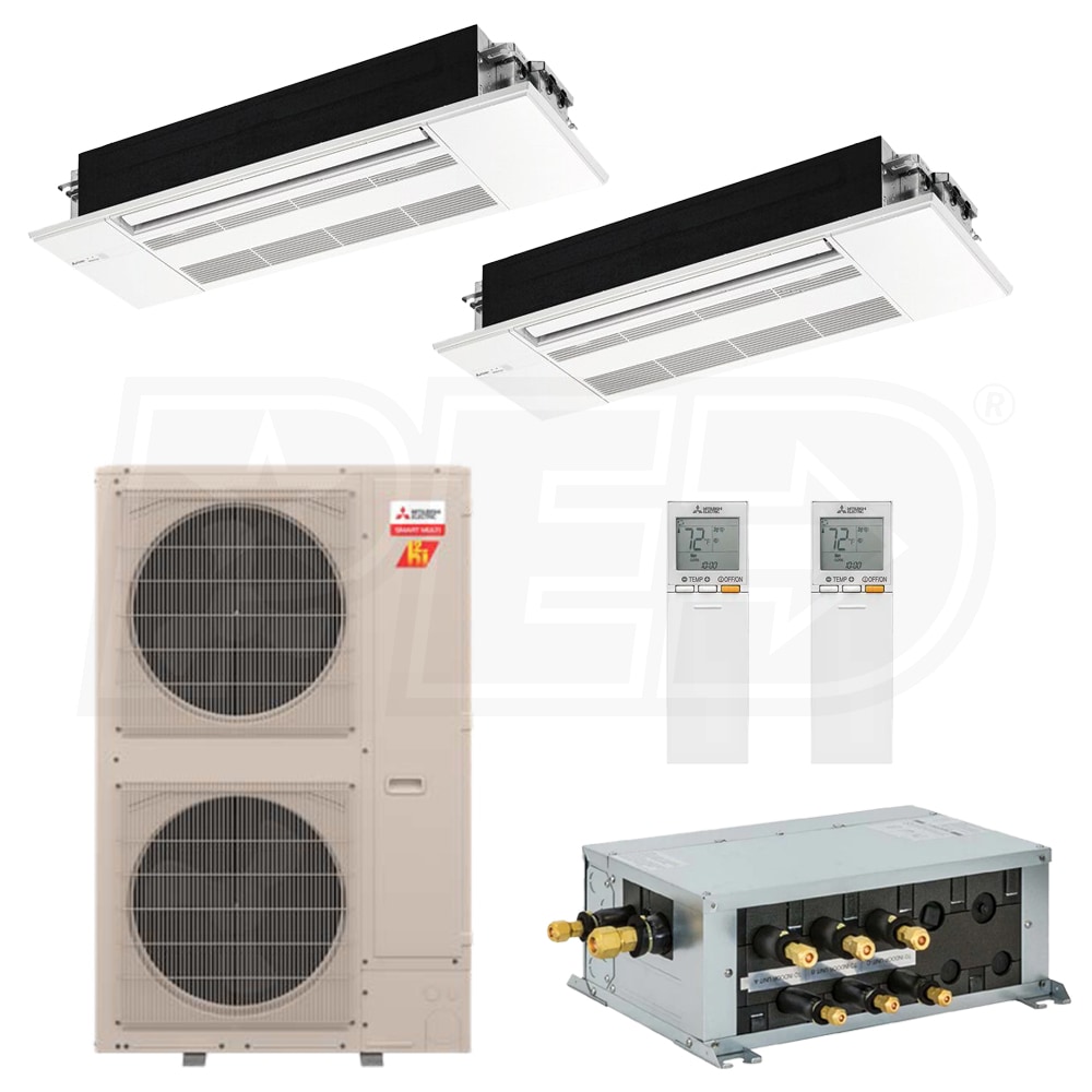 Mitsubishi MXZ-SM36NLHZ MLZ-KX12NL MLZ-KX18NL H2i One-Way Ceiling