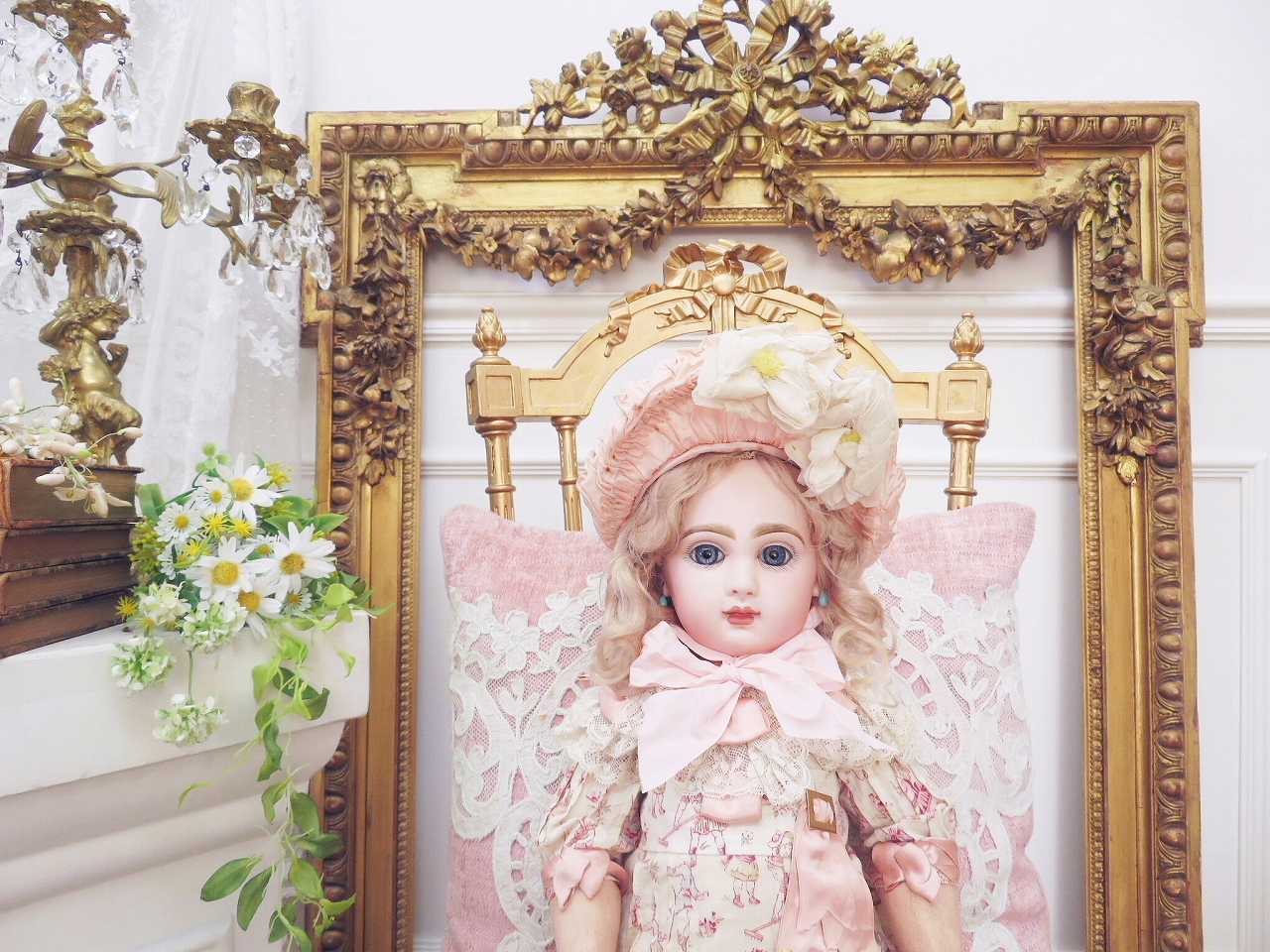 美少女 フレンチ べべジュモー size 9 - 薔薇と天使のアンティーク