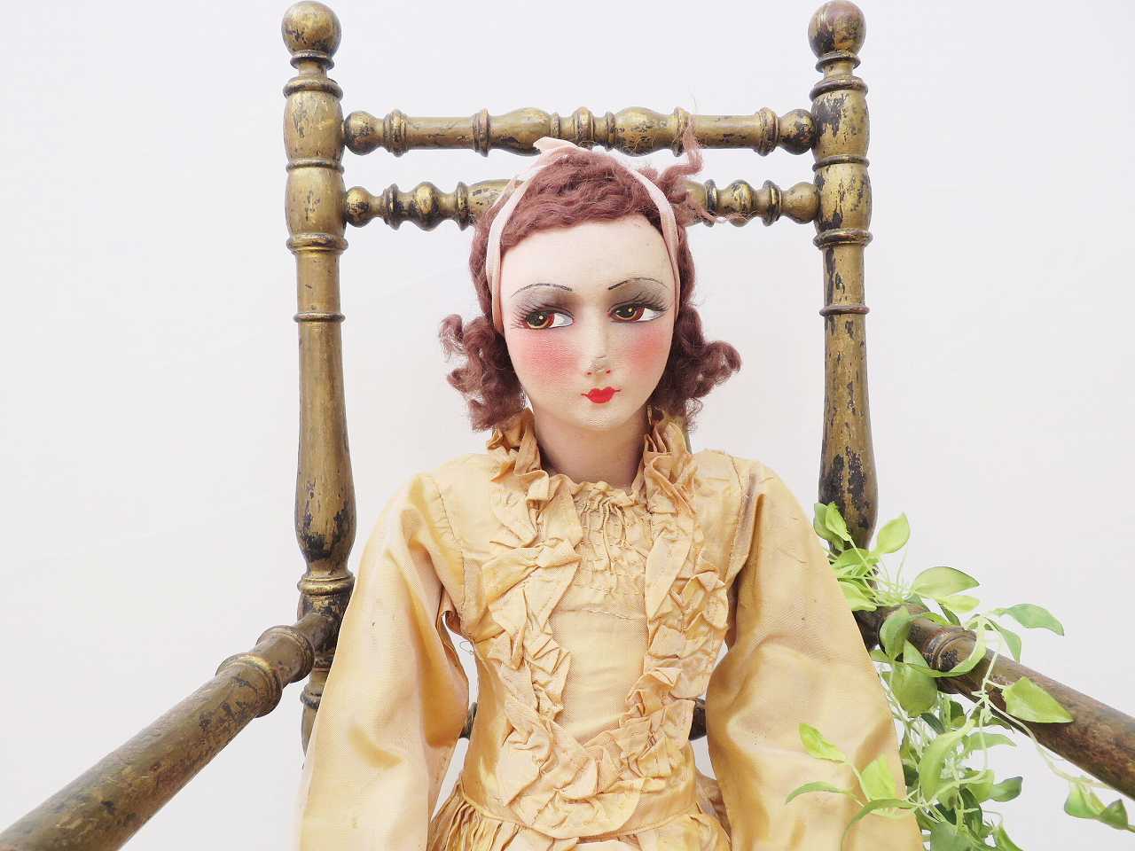 超絶美人のブドワールドール（A） - 薔薇と天使のアンティーク