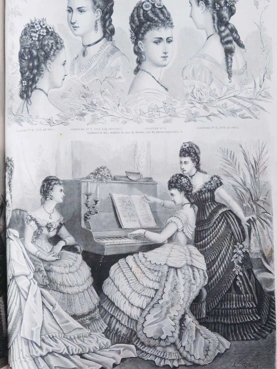 LA MODE ILLUSTREE』 ファッションプレートブック - 薔薇と天使の