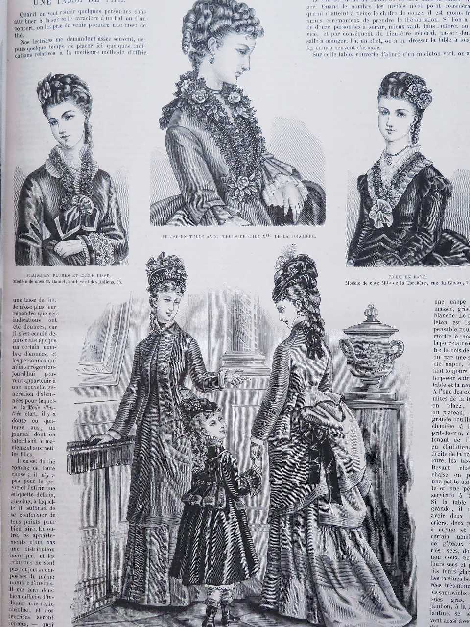 LA MODE ILLUSTREE』 ファッションプレートブック - 薔薇と天使の