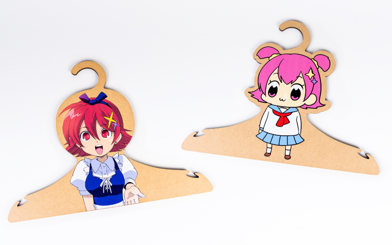 木製カラーハンガー | 同人誌印刷・グッズ制作｜株式会社栄光