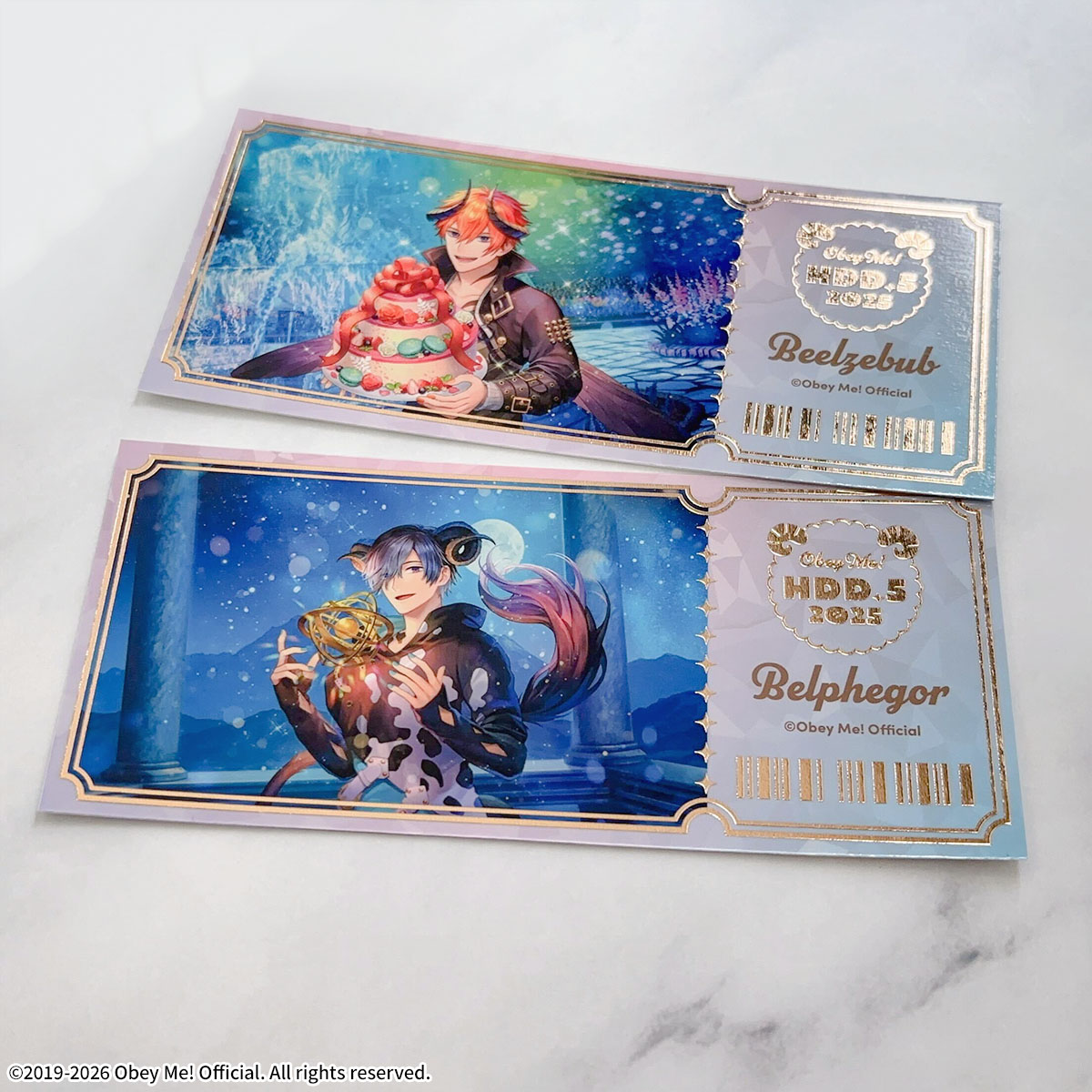 Obey Me!×きゃらドリ!! 2026 トレーディング箔押しカード