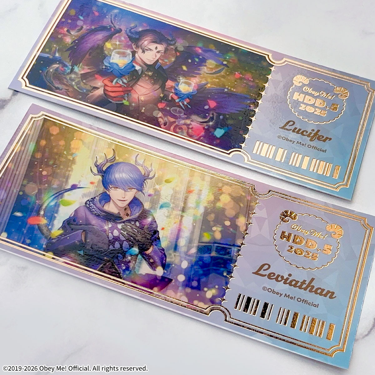 Obey Me!×きゃらドリ!! 2026 トレーディング箔押しカード