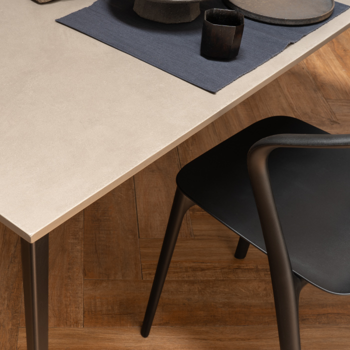 テーブル モルタル調W1200/1500/1800（4～6人掛け用） ekrea Parts