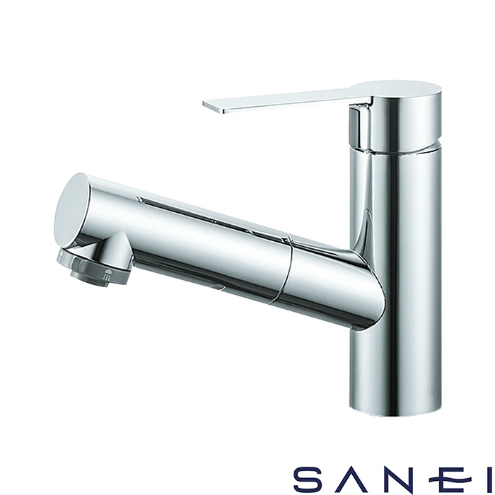 column 洗面混合栓（シャワーホース） K37531EJV-MDP SANEI 艶消黒