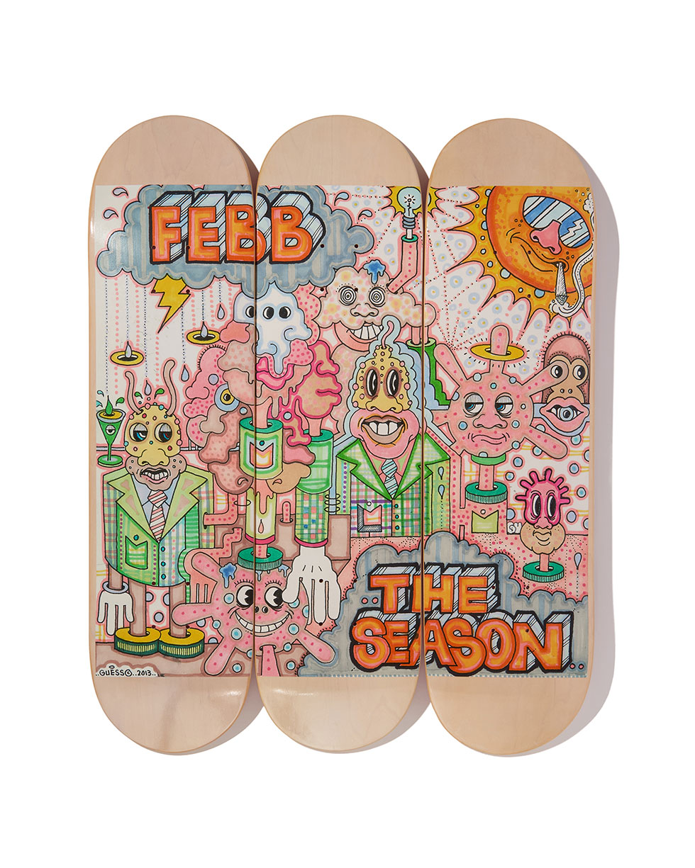 FEBB ──『THE SEASON』のアートワークを用いたスケートデッキ