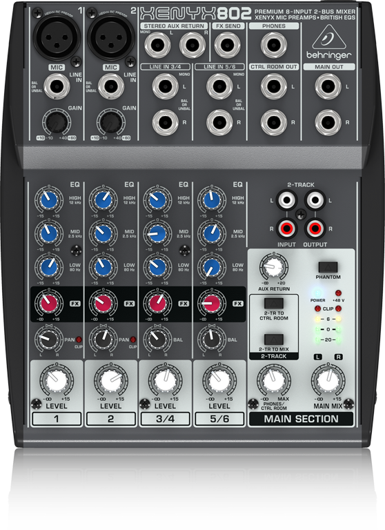 802 XENYX - 製品一覧 - ベリンガー公式ホームページ