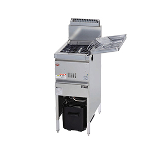 MGF-13K マルゼン ガスフライヤー（自動点火）一槽式〈スタンダード