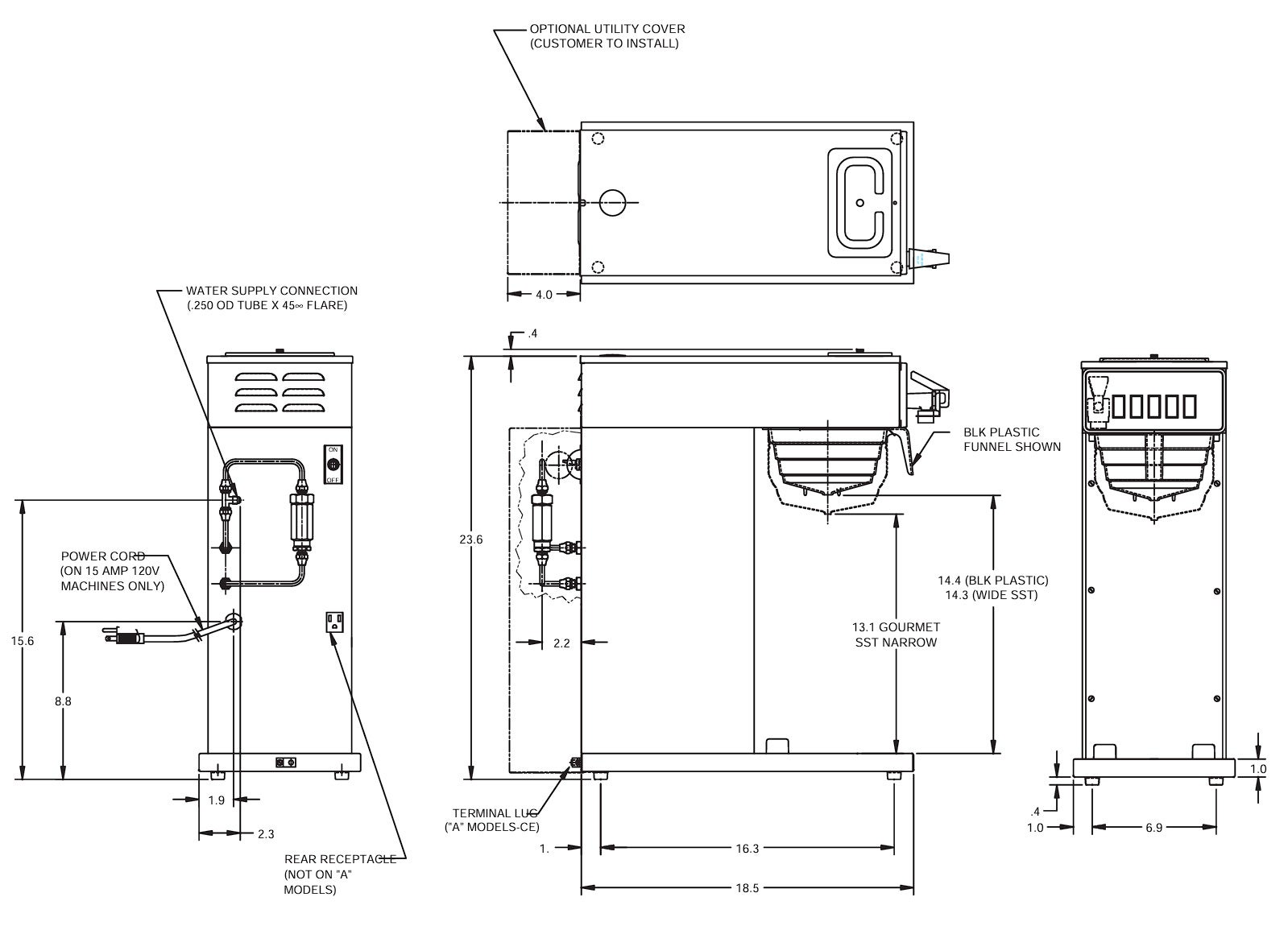 Bunn 23001 Pourover Stainless Steel Airpot Coffee Brewer