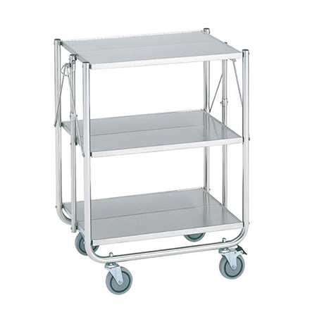 ステンレス折り畳みワゴン｜エレクター株式会社