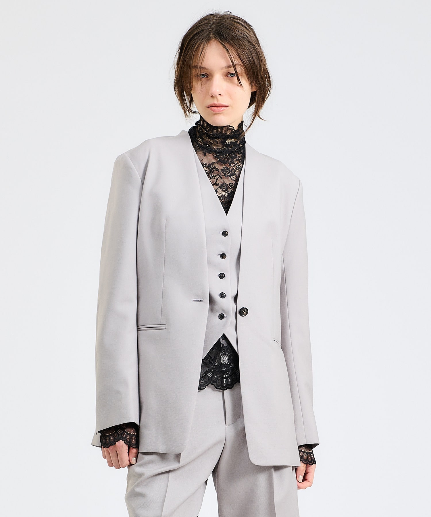 ESTNATION / ノーカラージャケット｜ESTNATION ONLINE STORE