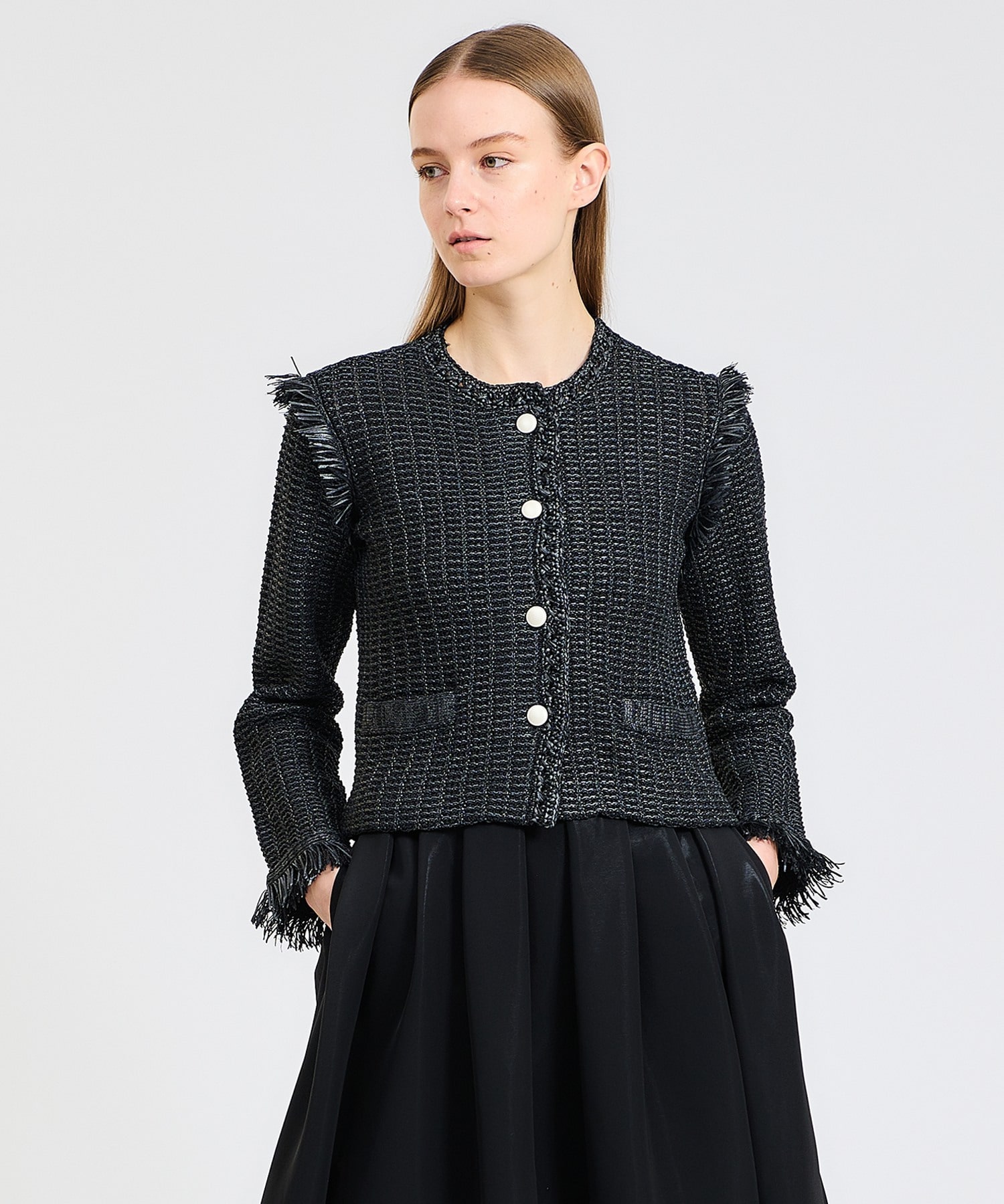 ESTNATION / ラフィアタッチニットジャケット｜ESTNATION ONLINE STORE