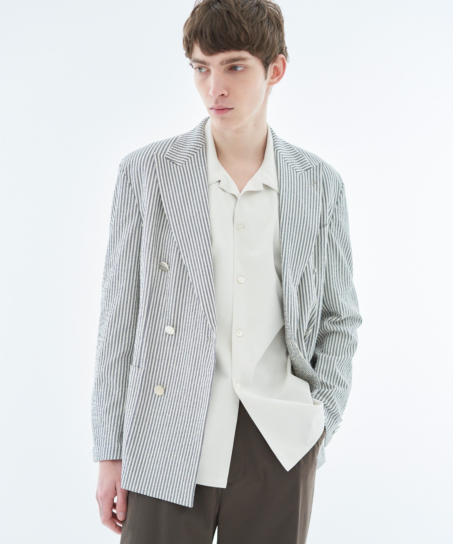 ESTNATION / コットンシアサッカー6Bダブルブレザー｜ESTNATION ONLINE