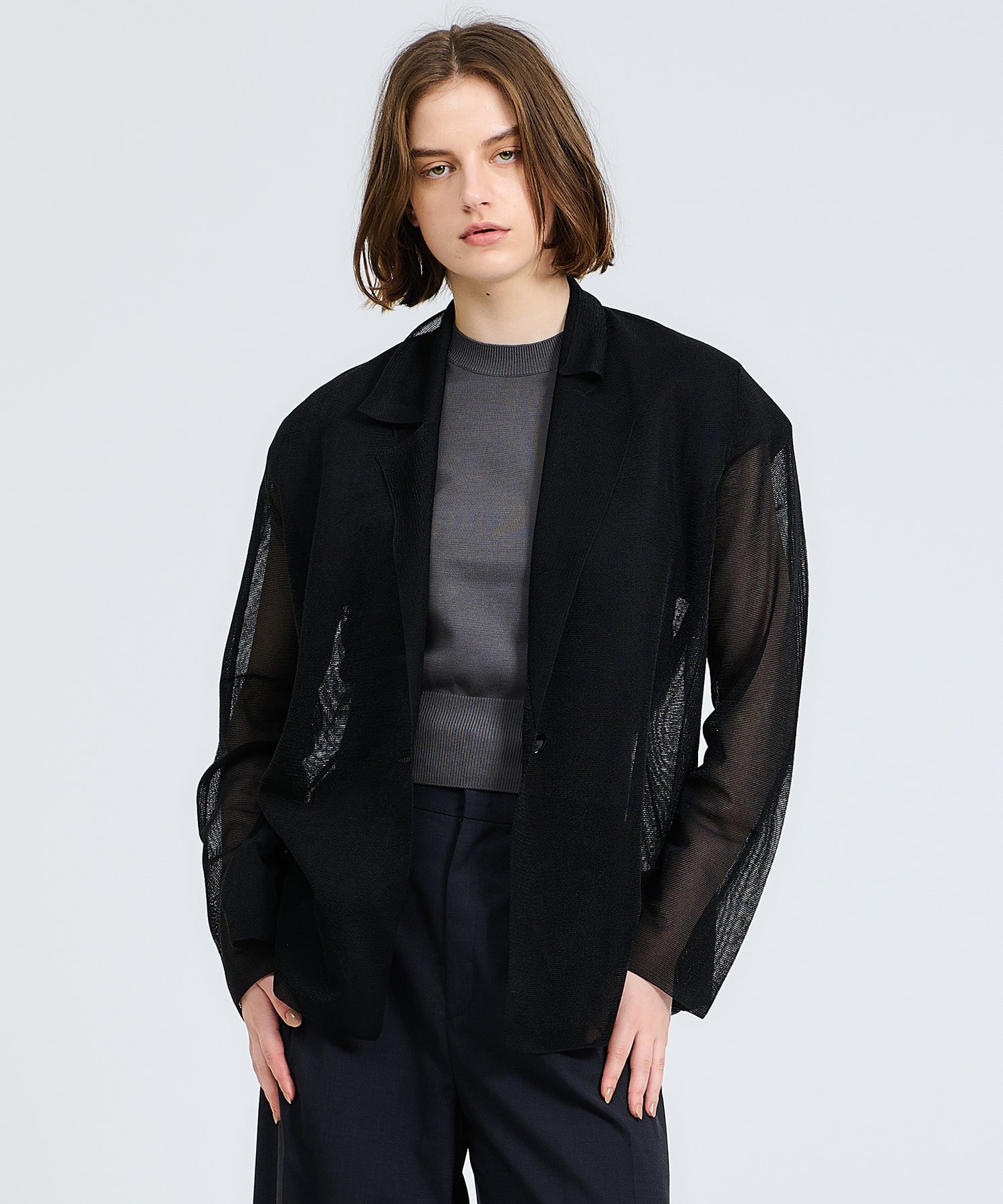 ESTNATION / シアーニットジャケット｜ESTNATION ONLINE STORE