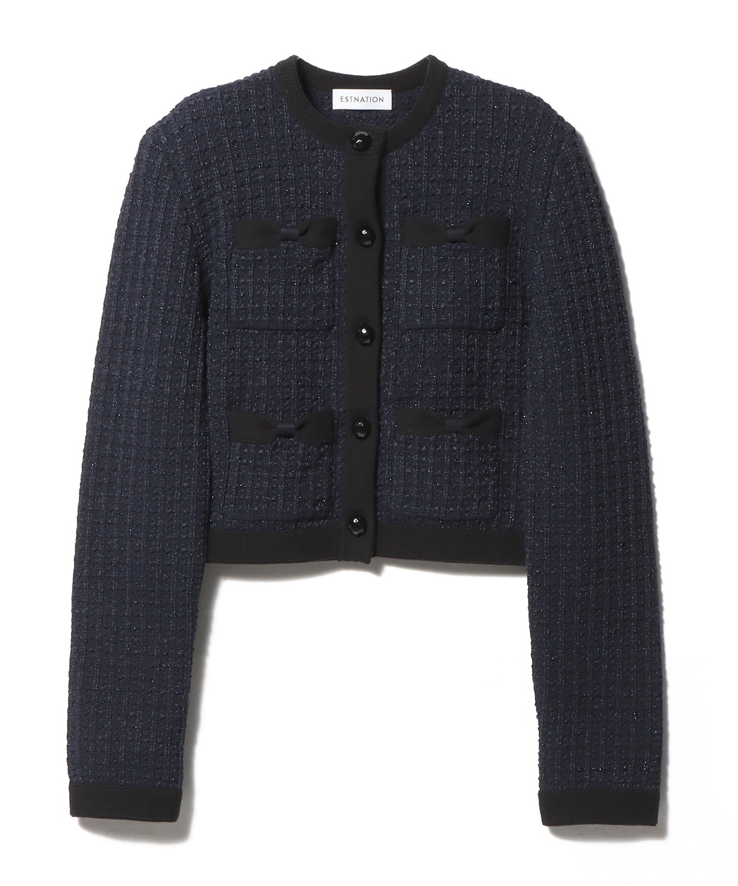 ESTNATION / ツイード ニット タイニー ジャケット｜ESTNATION ONLINE
