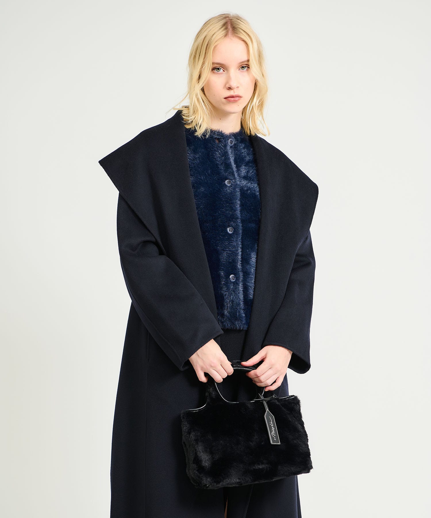 3.1 phillip lim / フェイクファー ミニマーケットトート｜ESTNATION