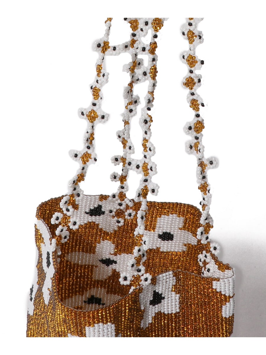 Pura Utz / BROWN FLOWER DREAM ビーズバッグ｜ESTNATION ONLINE STORE