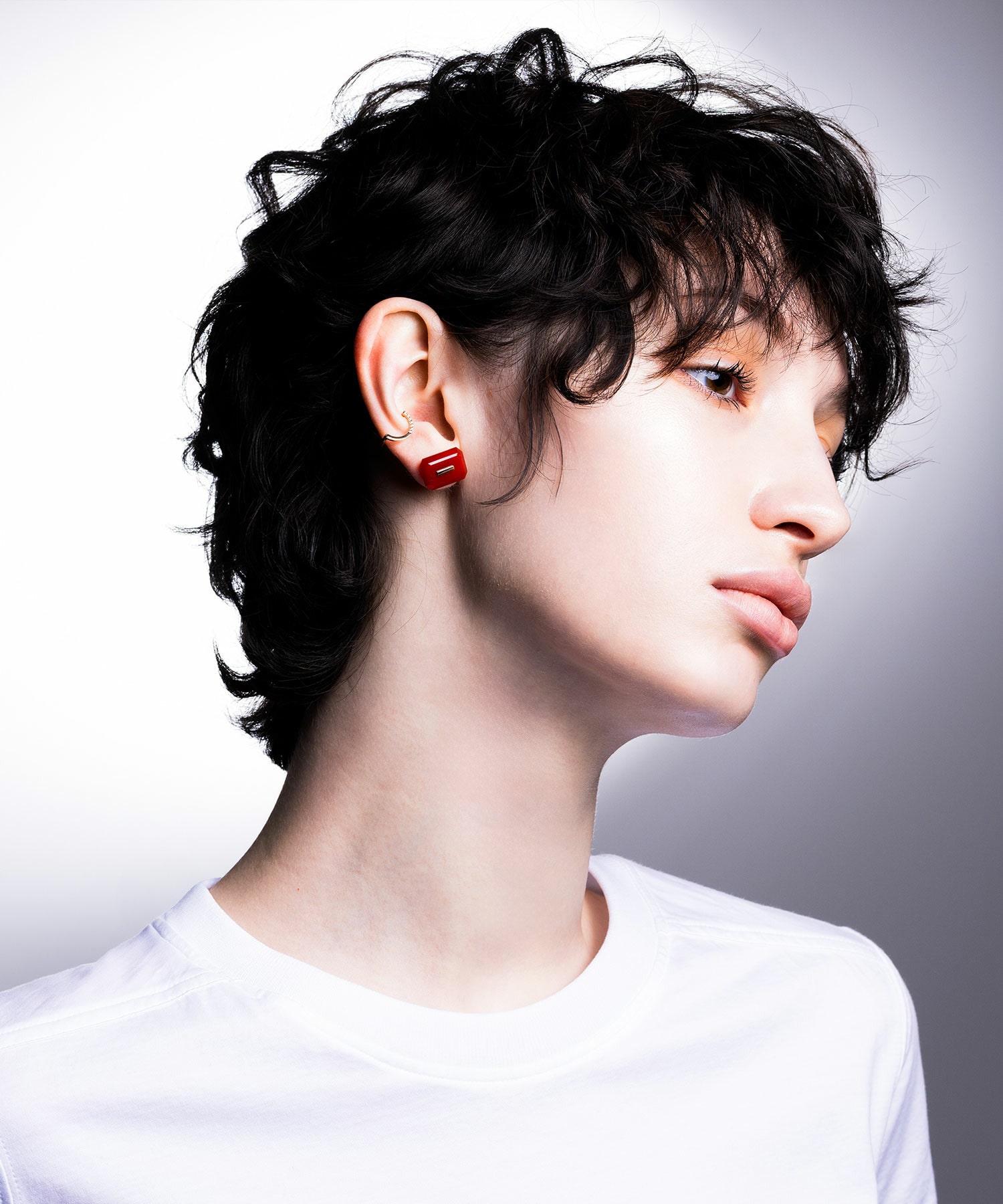 Hirotaka / BIRD OF PARADISE ネイキッド ストーン スタッド ピアス