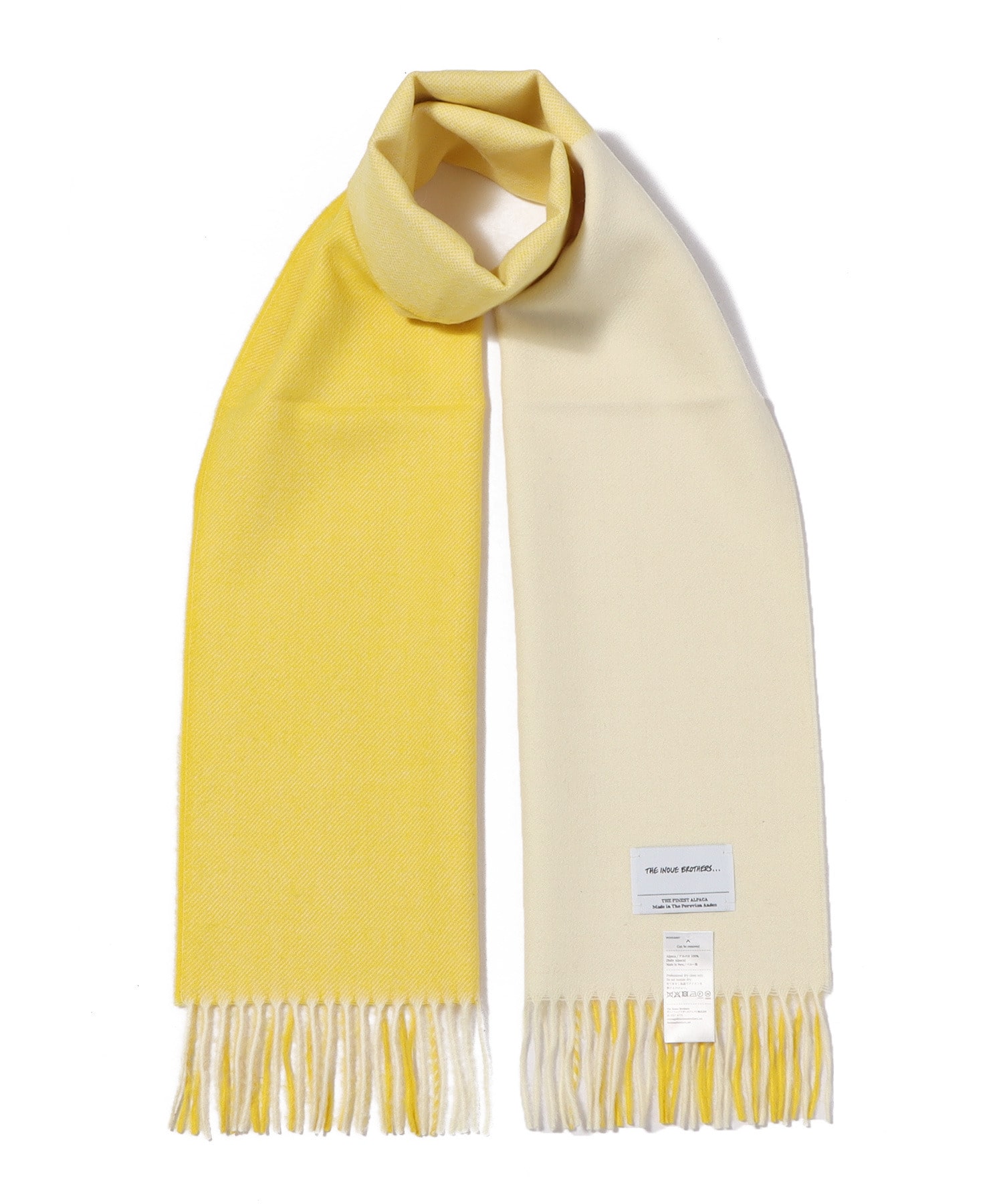 THE INOUE BROTHERS / Brushed Scarf Block｜ESTNATION ONLINE STORE