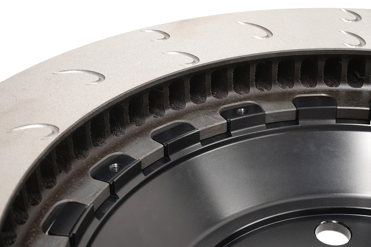 AP Racing by Essex 2-piece Spline Drive Competition J Hook Disc