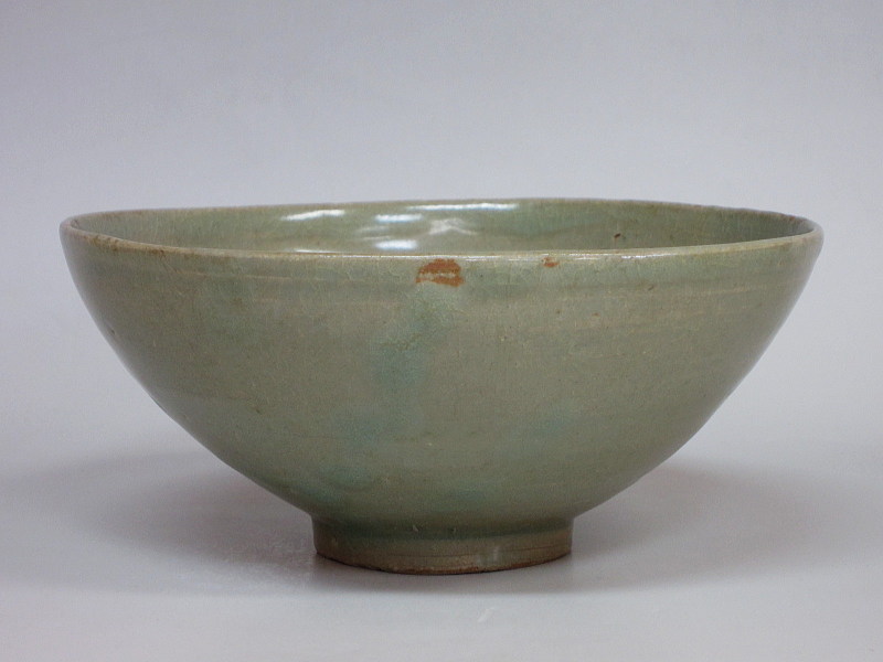 茶道具商（有）越中屋 高麗青磁茶碗 李朝時代