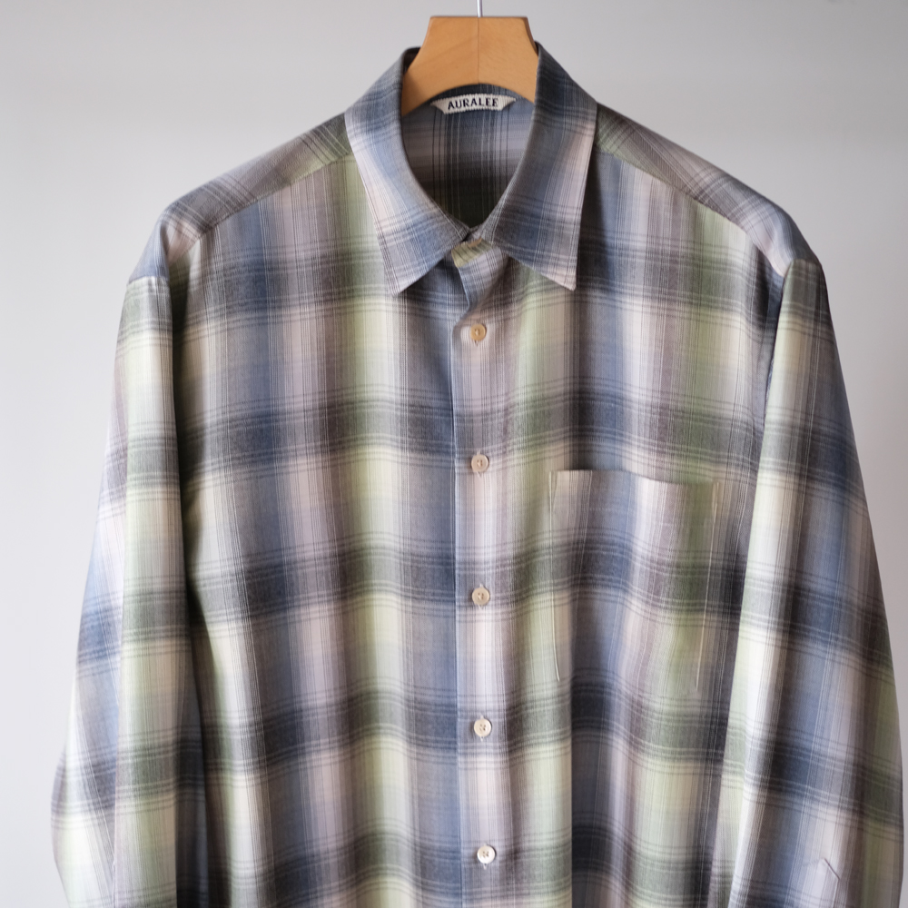 Super Light Wool Check Shirt | EUREKA FACTORY HEIGHTS