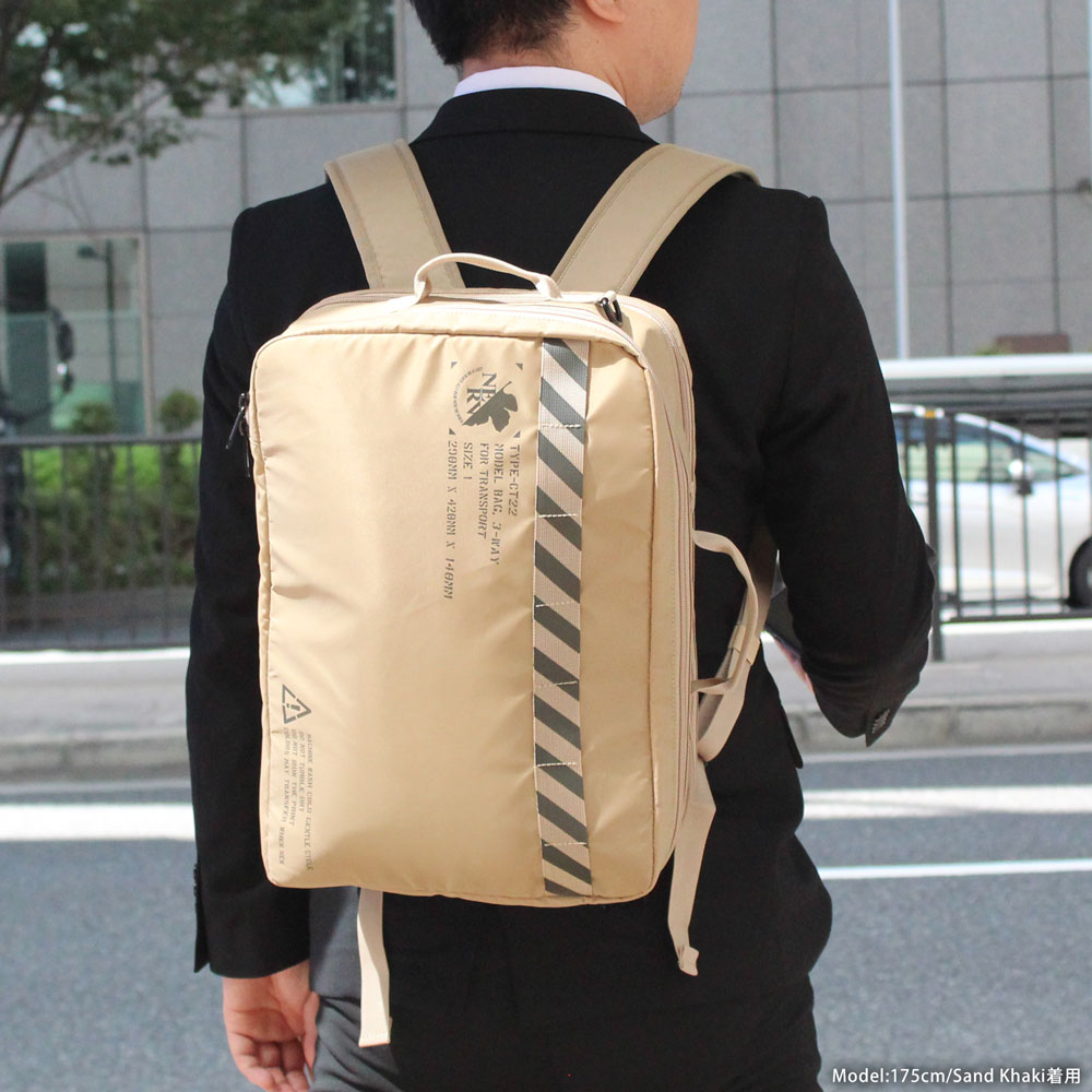 エヴァンゲリオン NERV 3wayバッグ/SAND KHAKI（COSPA): ファッション