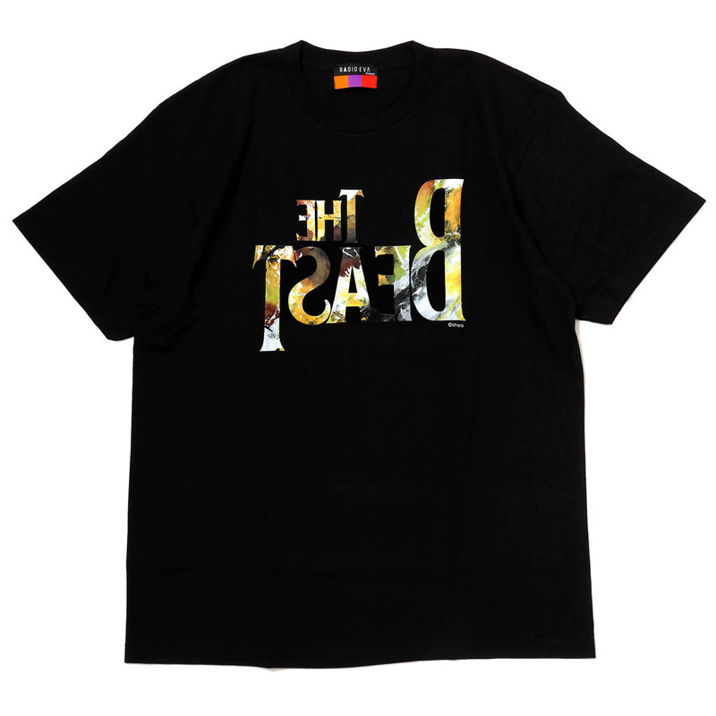 RADIO EVA A096 THE BEAST Graffiti T-Shirt by Cigarette-burns/NAVY