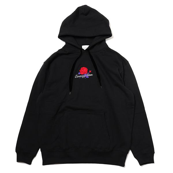 FLOWER by RADIO EVA 029】EVA-01 Flower Embroidery Parka/BLACK（初