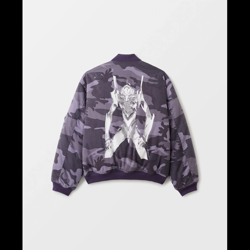 F.M.C.D. x EVANGELION】DOUBLE FACE PADDED BOMBER JACKET VINTAGE