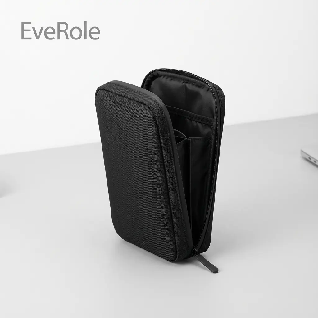 オリジナルガジェットポーチOEM 600Dポリエステル構造・小ロット｜EveRole