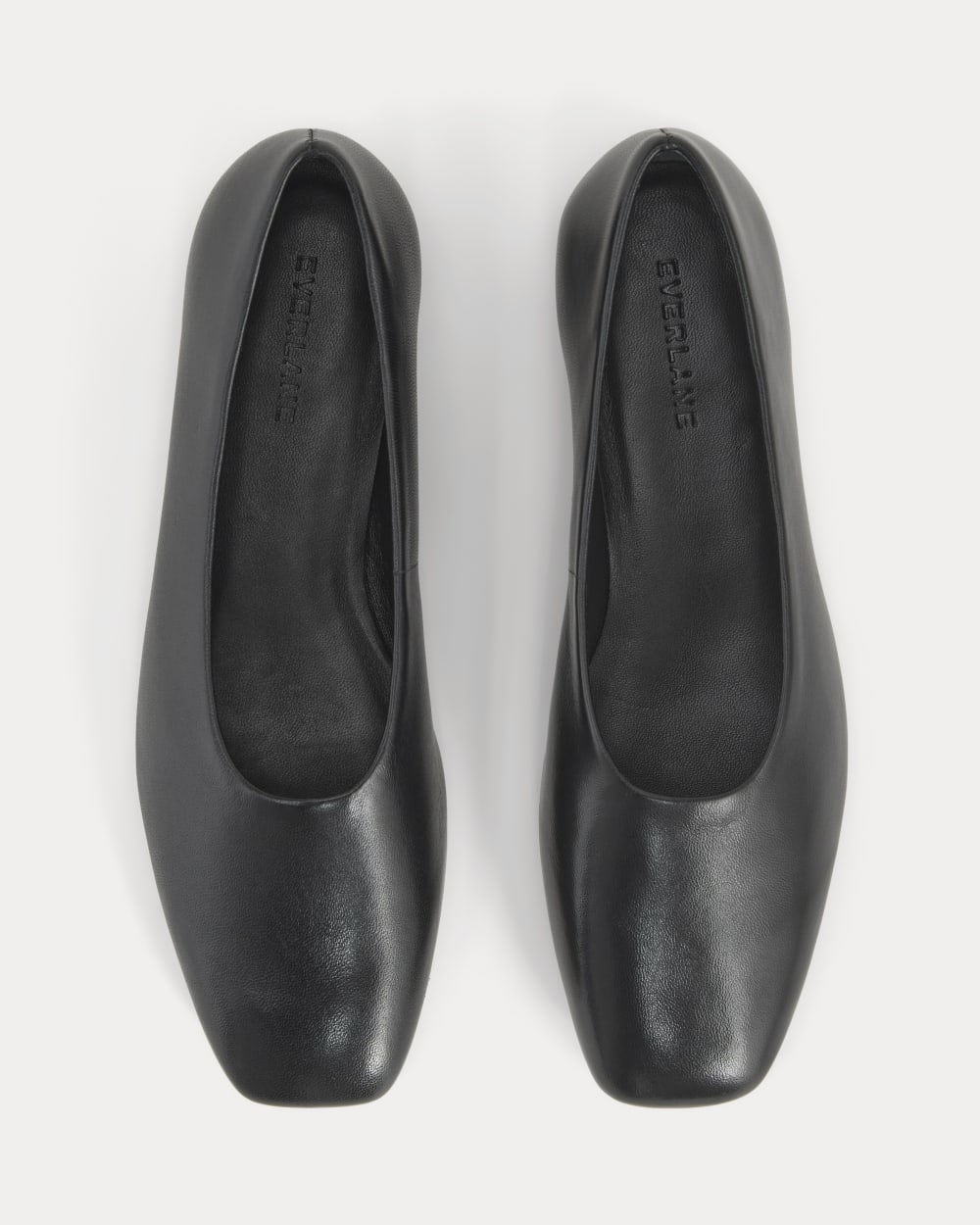 Gallery Square-Toe Flat | Black – Everlane