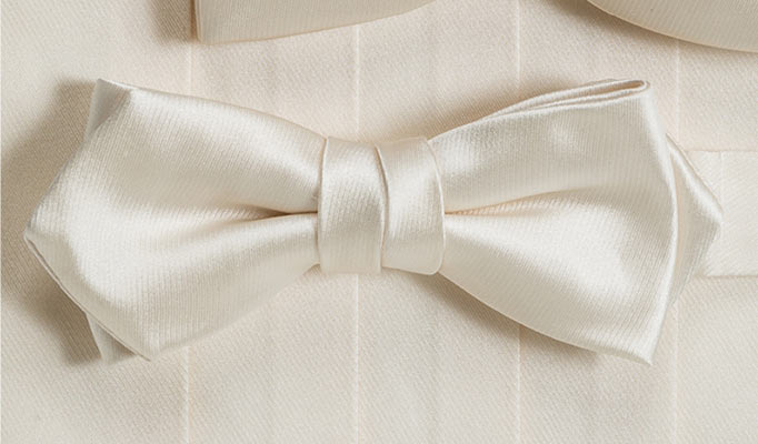 結婚式・披露宴に ～ BF-W 綿ピケ白蝶ネクタイ : メンズフォーマル