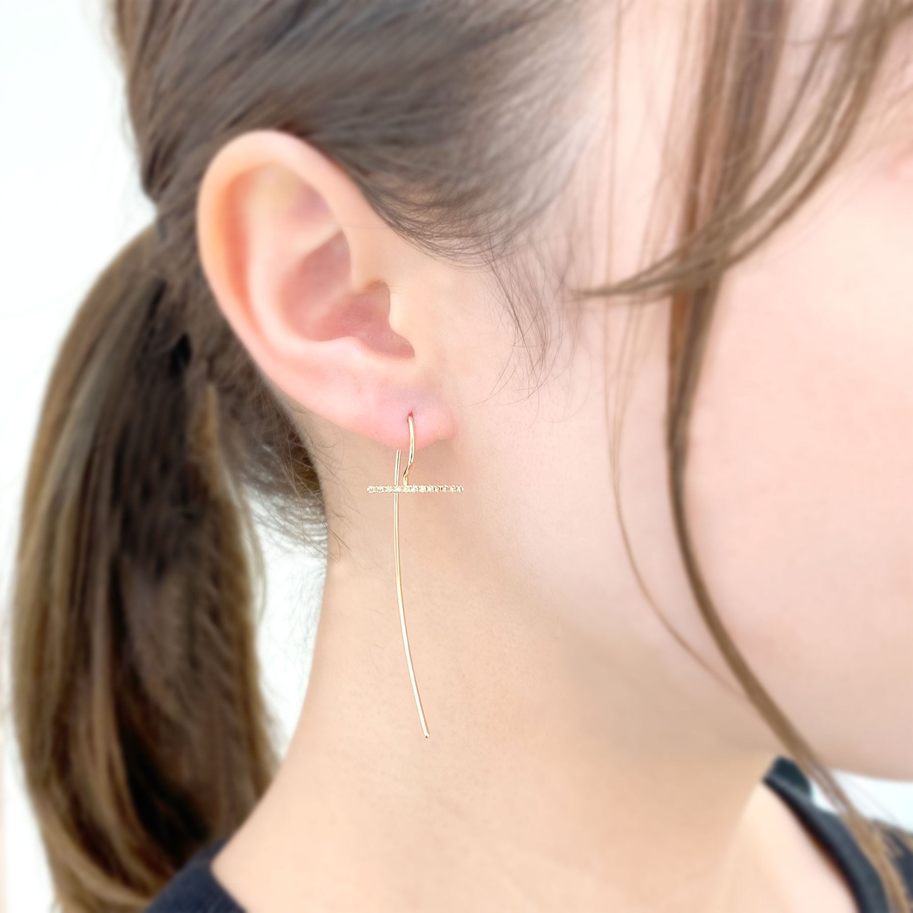 Gossamer ダイヤモンド フックピアス (GS01KDE)｜正規販売店のアイアイ