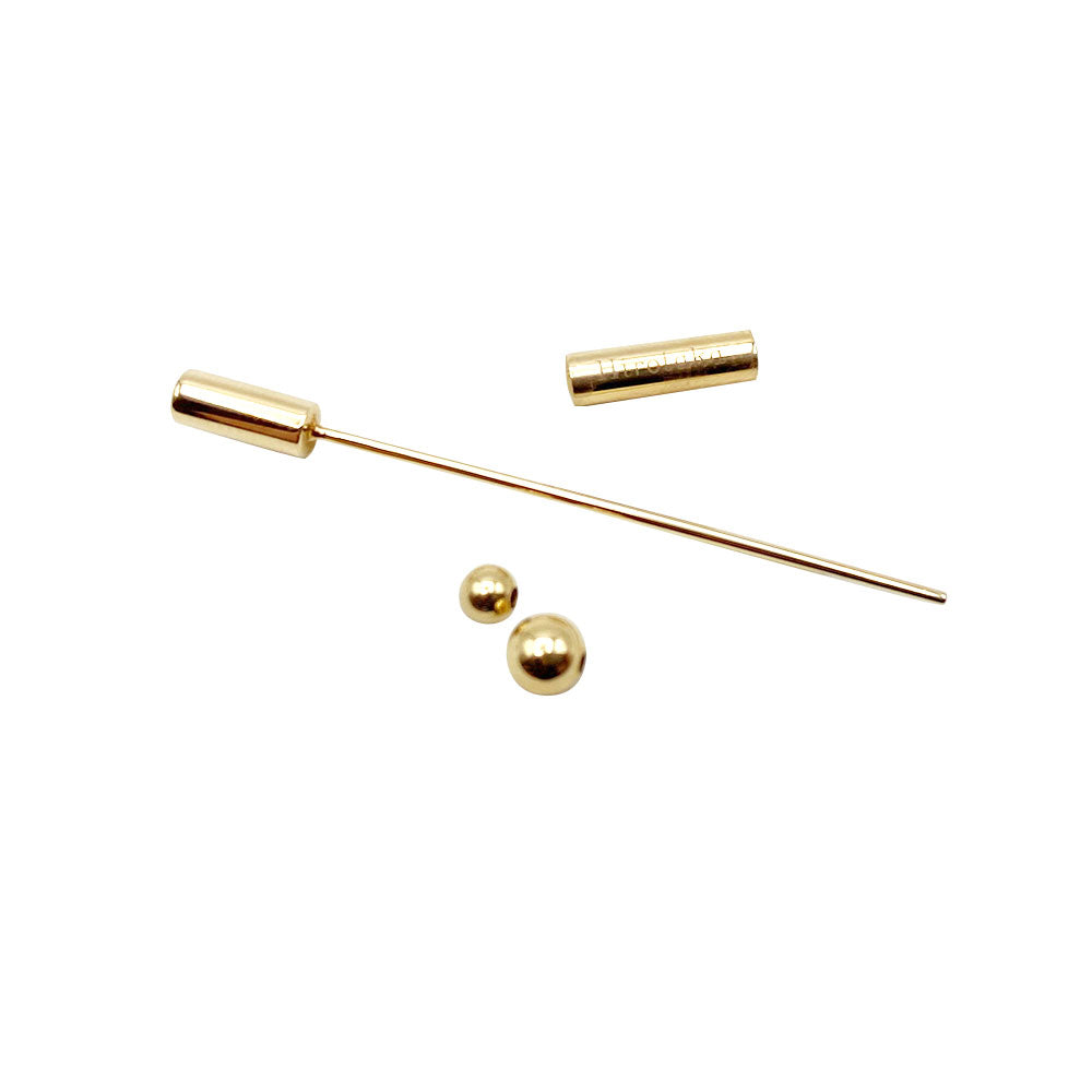ゴールドビーズ ショート スピアピアス｜正規販売店のアイアイイスズ
