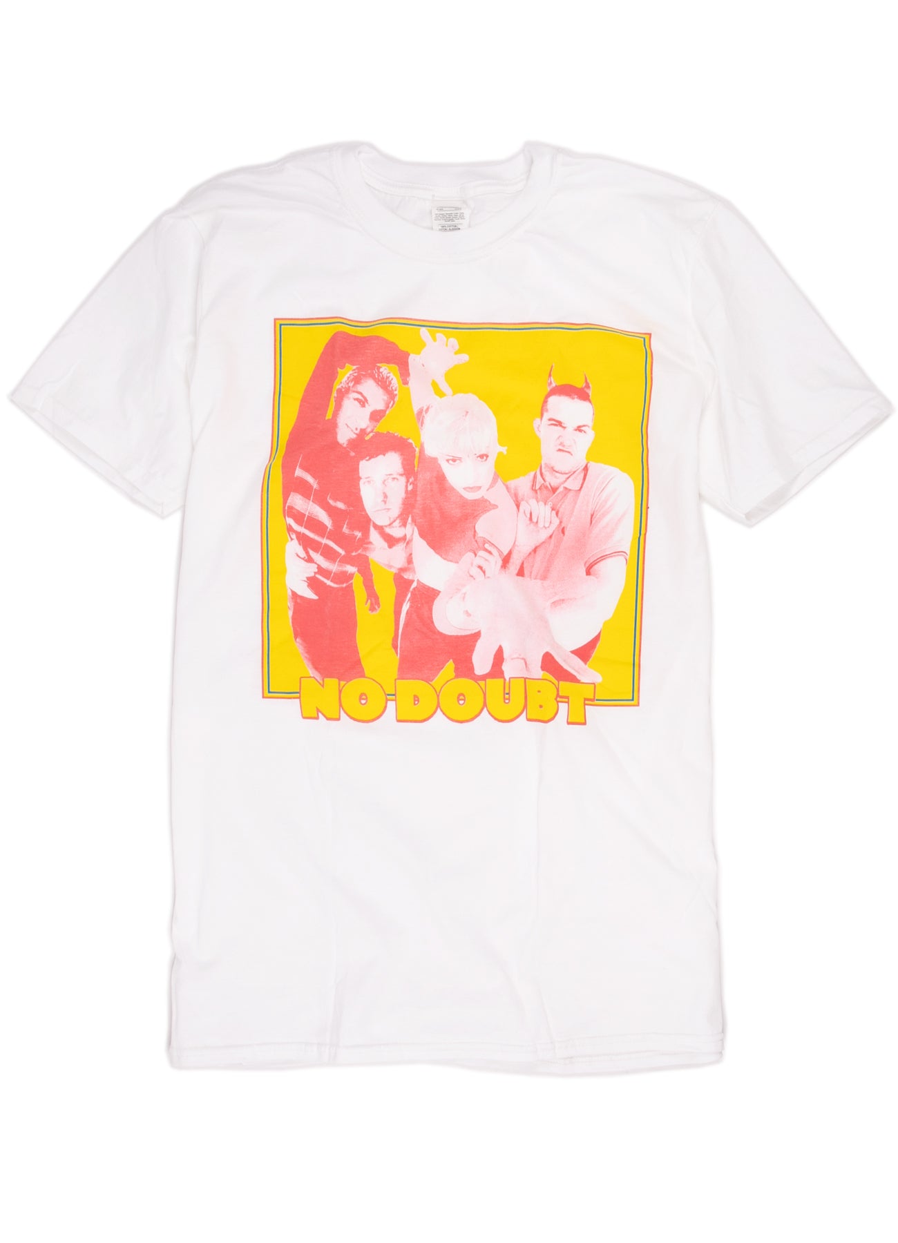 Unisex No Doubt T-Shirt - Portraits - White (Yellow/Red) – Eye
